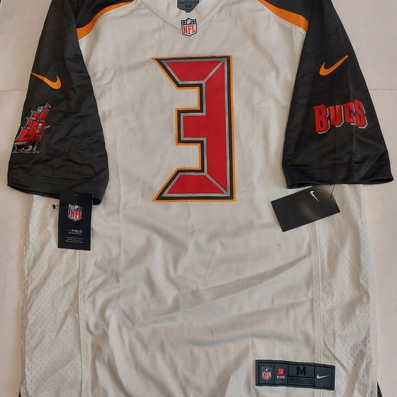 Nike Tampa Bay Buccaneers Jersey Mens Size M Jameis Winston #3 On Field White - Picture 2 of 10